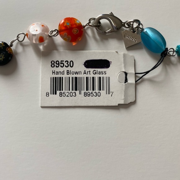 Cookie Lee Necklace Hand Blown Art Glass - Picture 3 of 9